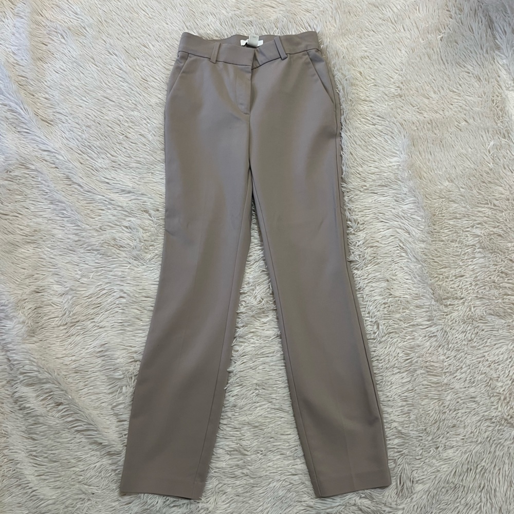 Khaki business pants.
